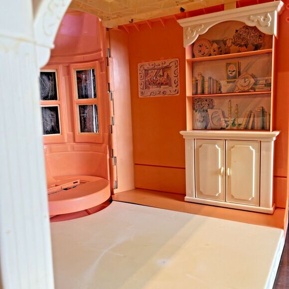 Barbie Dream House VINTAGE Folding Victorian Working Elevator Mansion 1995 MAtte - Picture 14 of 16